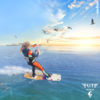 Kitesurf navigation surveillée kitesurf en fin de stage Montpellier Sète